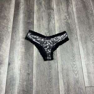 VS Black Sequin‎ Cheeky Underwear